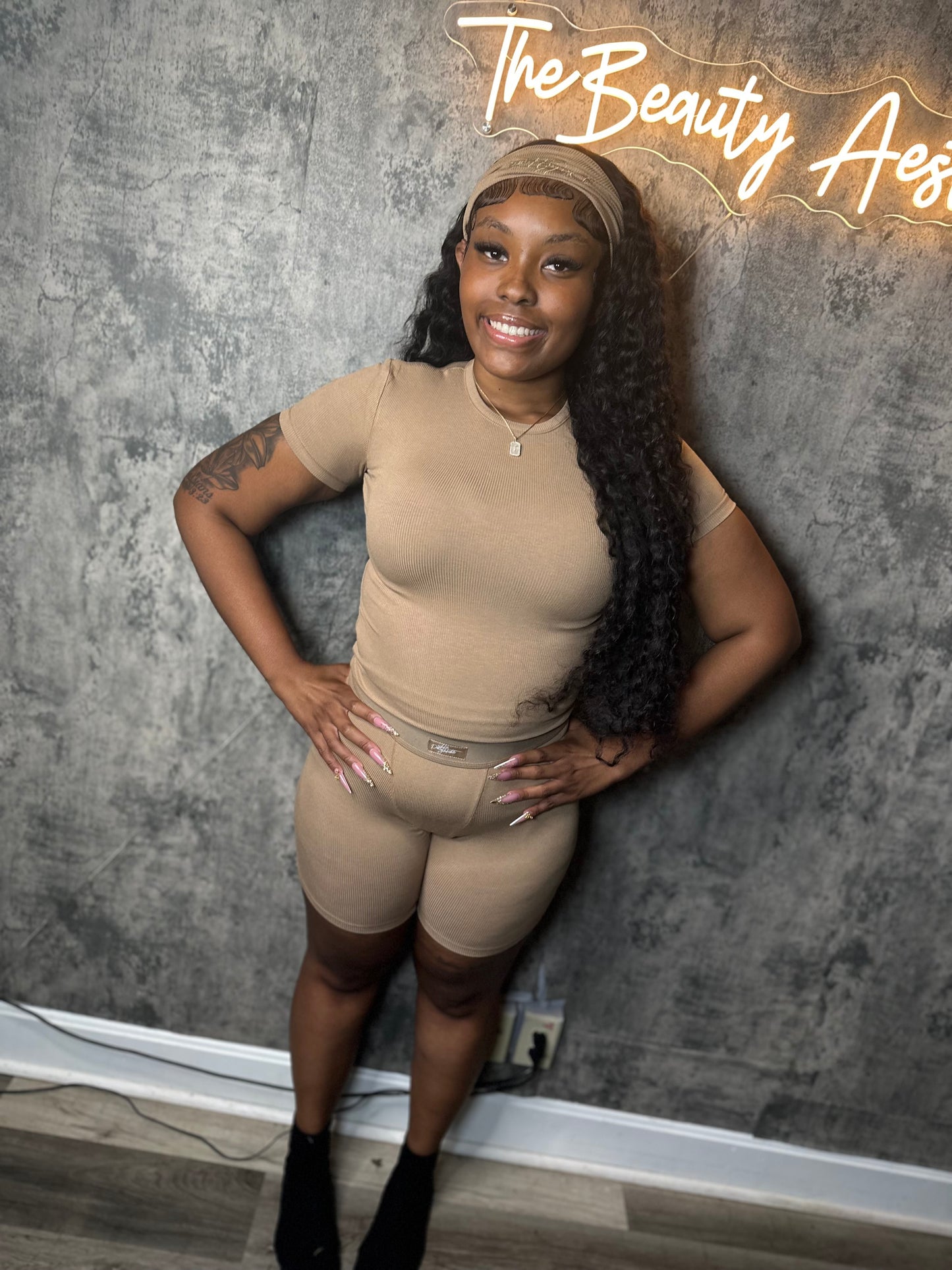 2 Piece Brown Set