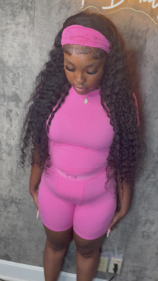 2 Piece Bubblegum Pink Set